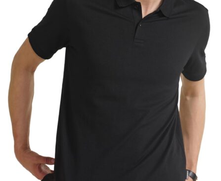 DAMENSCH Men's Cotton Blend Solid Regular Fit T-Shirt