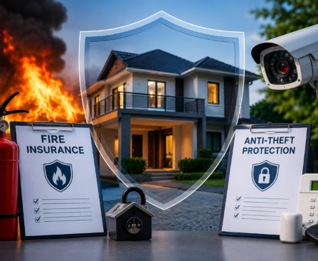 Fire insurance anti-theft